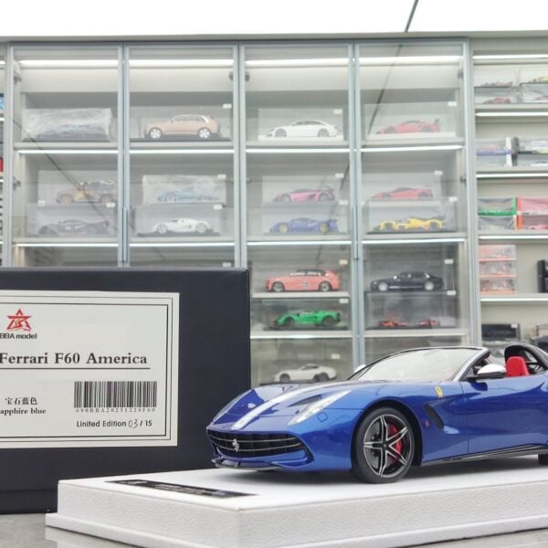 BBA Model 1:18 Ferrari F60 America Sapphire Blue - Resin Model