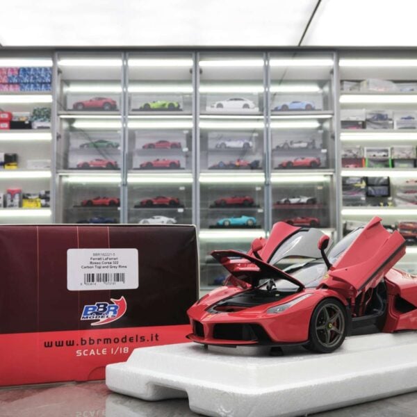 BBR18 Ferrari LaFerrari Carbon Top and Grey Rims