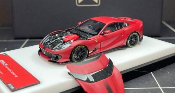 DMY 1:64 Ferrari 812C Matte Red - Resin Model