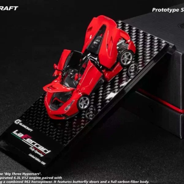 GLAMCRAFT 1:64 LaFerrari Red