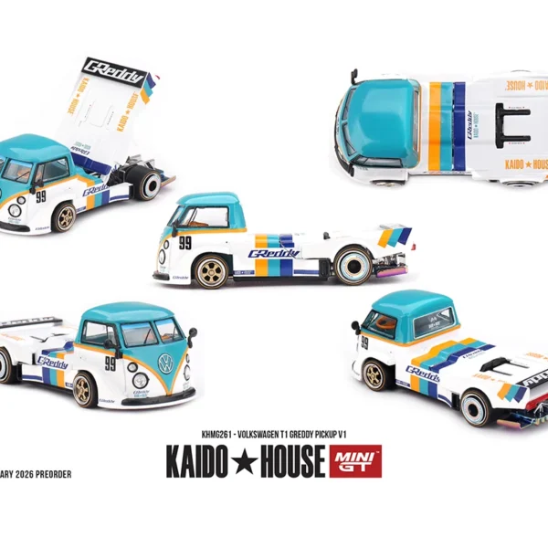 **CHASE**Kaido House 1:64 Kaido House x Mini GT 1:64 Volkswagen T1 GReddy Pickup V1**CHASE**
