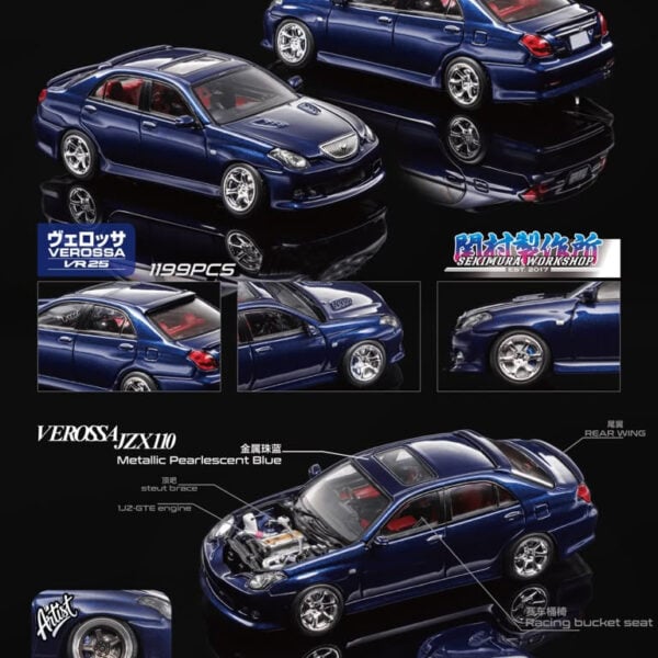 Mortal 1:64 Verossa JZX110-BEPVZ Blue APAxpo Foshan 2026 Exclusive