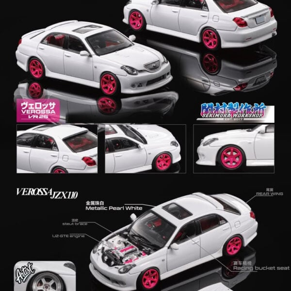 Mortal 1:64 Verossa JZX110-BEPVZ White APAxpo Foshan 2026 Exclusive