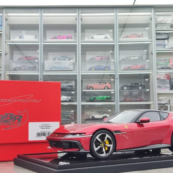 BBR 1:1 Ferrari 12 Cilindri Coupe Carbon Base Imola Red - Resin Model