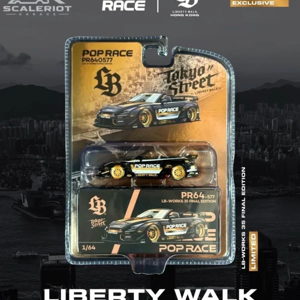 PopRace 1:64 LB-Works 35 Final Edition Black Gold. Hong Kong Store Exclusive Release