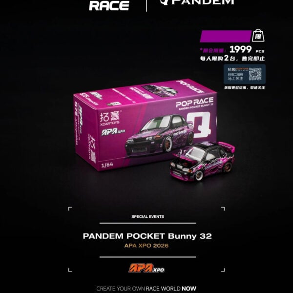 (Pre-Order) Pop Race 1:64 Pandem Rocket Bunny Q32 APAxpo Foshan 2026 Exclusive