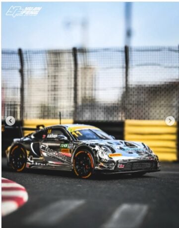 (Pre-Order) Tarmac Porsche 911 GT3 R Macau GT Cup - FIA GT World Cup 2025  Indonesia Modification Expo 2026 Exclusive.