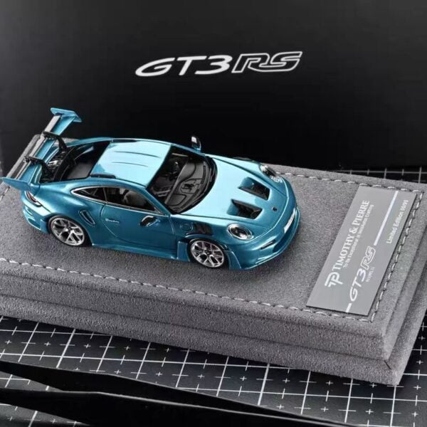 Timothy & Pierre TP 1:64 Porsche 911 992 GT3 RS Resin Model - Ipanema Blue