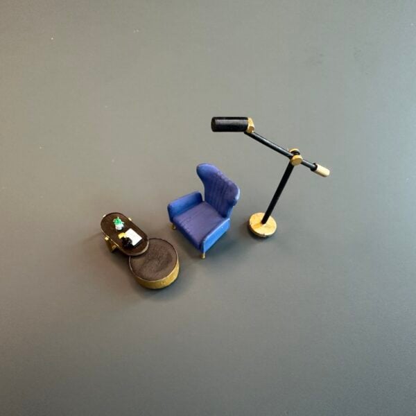 1:64 Diorama Accessory Set – Couches #2 Waterfall Sofa