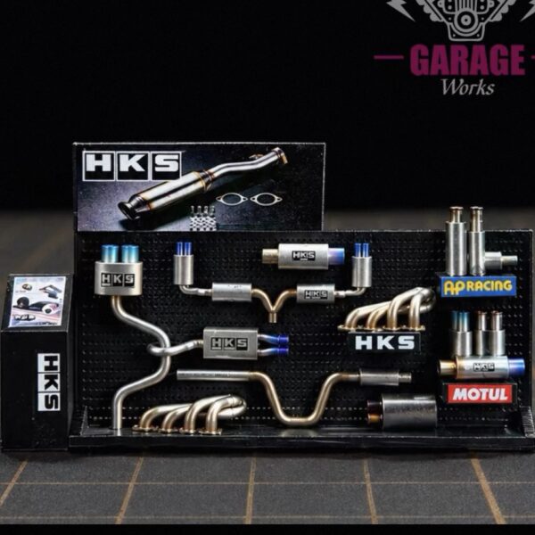 Diorama Accessory 1:64 HKS Muffler Display (Copy)