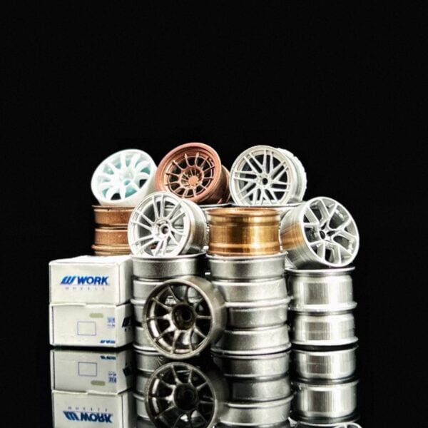 Diorama Accessory 1:64 Stack of High End Rims