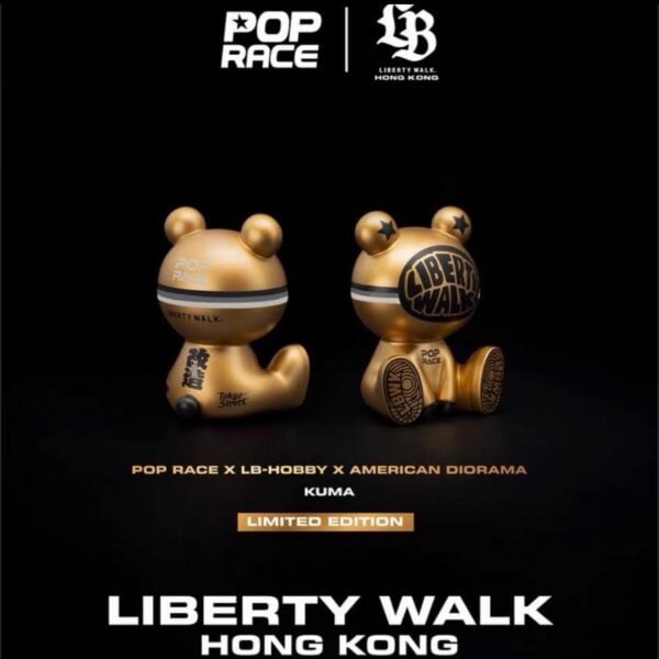 PopRace x American Diorama 1:64 LB Kuma Bear - APAxpo Exclusive.  Size 100%